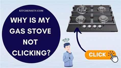 gas stove clicks when not on